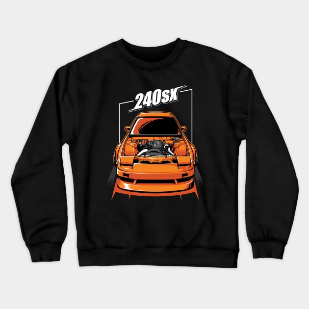 Nissan 240sx Crewneck Sweatshirt by JDMAPEX